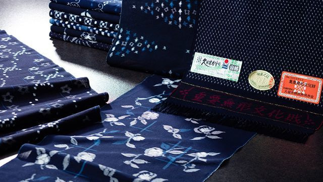 久留米絣の反物